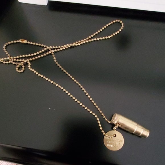 Half United Jewelry - Gold Bullet necklace